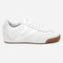 Tênis Feminino Couro Legítimo Naomi Branco Casual Vittal Clássico Retrô