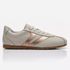 Tênis Feminino Couro Legítimo Naomi OffWhite com Rosê Casual Vittal Clássico Retrô