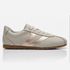 Tênis Feminino Couro Legítimo Naomi OffWhite com Rosê Casual Vittal Clássico Retrô 