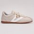 Tênis Feminino Couro Legítimo Naomi OffWhite Vittal Com Pingente Personalizado