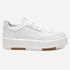 Tênis Feminino Vittal Aura Branco Solado Flatform Confort