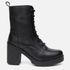 Bota Coturno Feminino Vittal Fernanda Salto Alto Preto 