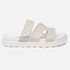 Sandalia Feminina Hera Vittal Flat em Couro Legitimo OffWhite