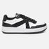 Tênis Feminino Casual Eloá Branco e Preto Vittal