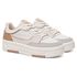 Tênis Feminino Vittal Aura OffWhite Solado Flatform Confort - T17203OffWhite/Bege