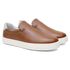 Tênis Masculino Slip On Casual Vittal em Couro Caramelo