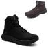 KIT 2 Botas Adventure em Couro Confortável Preto e Marrom