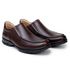 Sapato Masculino Comfort Walk Gel - Couro Chocolate