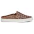 Mule Slip On Couro Vazado Feminino Pecan