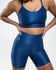 Conjunto Short e Top Fitness Feminino Laura Poliamida Com Elastano Azul