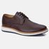 Derby Loafer Moderno Elite Couro Premium Trice 9004 Cafe