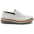 Sapato Masculino Derby Tratorado Couro Premium Off White