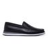 Mocassim Boston em Couro Floater Preto