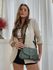 Bolsa Crossbody Baguete Detalhe strass 