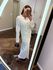 Maxi Camisa Crochê Maquinetado - Off White 