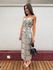 Vestido Alfaiataria Jacquard Luxury - Azul Marinho 