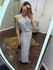 Vestido Chiffon Calm Poá - Off White 