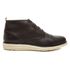 Sapato Casual Oxford Masculino Cano Médio Café