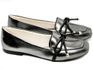 Mocassim Feminino Rasteiro Prata Velho