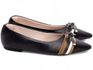 Sapatilha Feminina Bico Fino Preto