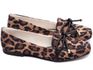 Mocassim Feminino Rasteiro Estampa Onça