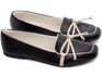 Mocassim Feminino Rasteiro Preto