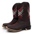 Bota Masculina Country Bordada Johnny Cash Solado Ecco Borracha