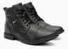 Bota Coturno Masculino Couro Solado Borracha Ecco 