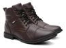 Bota Coturno Masculino Couro Solado Borracha Ecco 