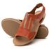 Sandalia Feminina Couro Tiffany Flip Solado Espuma P.U 