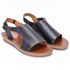 Sandalia Feminino Couro Rebeca Flip Solado Espuma P.U