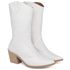 BOTA TEXANA WESTERN COUNTRY CANO MÉDIO NAPA OFF WHITE