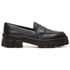 MOCASSIM OXFORD FEMININO PRETO LISO