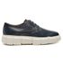SAPATO CASUAL COURO MASCULINO AZUL MARINHO