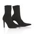 Bota em Meia Preto Cano Curto