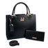 Kit Bolsa Feminina Castelo Madri Preto - Zuí Brasil