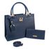 Kit Bolsa Feminina Castelo Relax Azul Marinho- Zuí Brasil