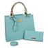 Kit Bolsa Feminina Castelo Relax Azul Turquesa - Zuí Brasil