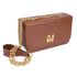 Bolsa Clutch Caramelo Pequena De Lado Alça De Corrente Zuí Brasil