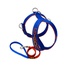 Peitoral Amorosso® Personalizado (azul e laranja) + Guia Curta