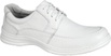 Sapato Confort Plus Bmbrasil De Couro Palmilha Em Gel Extra Leve 2712/05 Branco