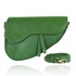 Bolsa Couro Verde Bandeira Saddle Bag Parker