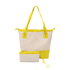Bolsa Bag Grande Moda Praia De Ombro Com Necessaire Amarela