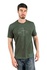 Camiseta Masculina Bordada JA Verde Militar