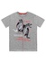 Camiseta Fakini Infantil Masculino T-Rex 4 ao 10 Cinza
