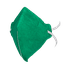 Máscara Adulto PFF2 (S) verde bandeira - Kit com 10 un
