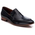 Sapato Loafer Casual Premium em Couro Liso Preto 