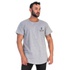 Camiseta Masculina Long Line Cinza Original Selten -Selten 