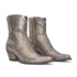 Bota Texana Feminina - Full Craquelé Bronze - Western - Bico Fino - Cano Curto - Solado Colorplac - Vimar Boots - 11177-A-VR