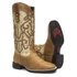 Bota Texana Feminina - Dallas Bambu / Craquelé Ouro - Roper - Bico Quadrado - Cano Longo - Solado VTS - Vimar Boots - 13113-C-VR